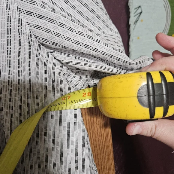 Haggar Mens Button Down Black And Gray Striped Short Sleeve Shirt Size 3X! - Picture 4 of 5